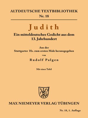 cover image of Judith